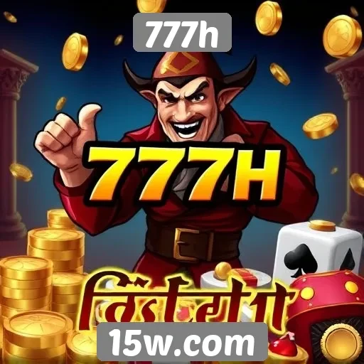 Variedade de jogos disponíveis no 777h